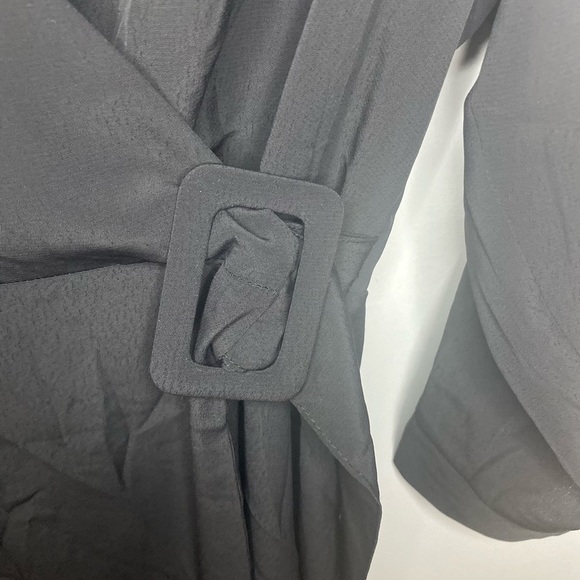 Topshop v-neck wrap dress with belt, 6 - Picture 5 of 6